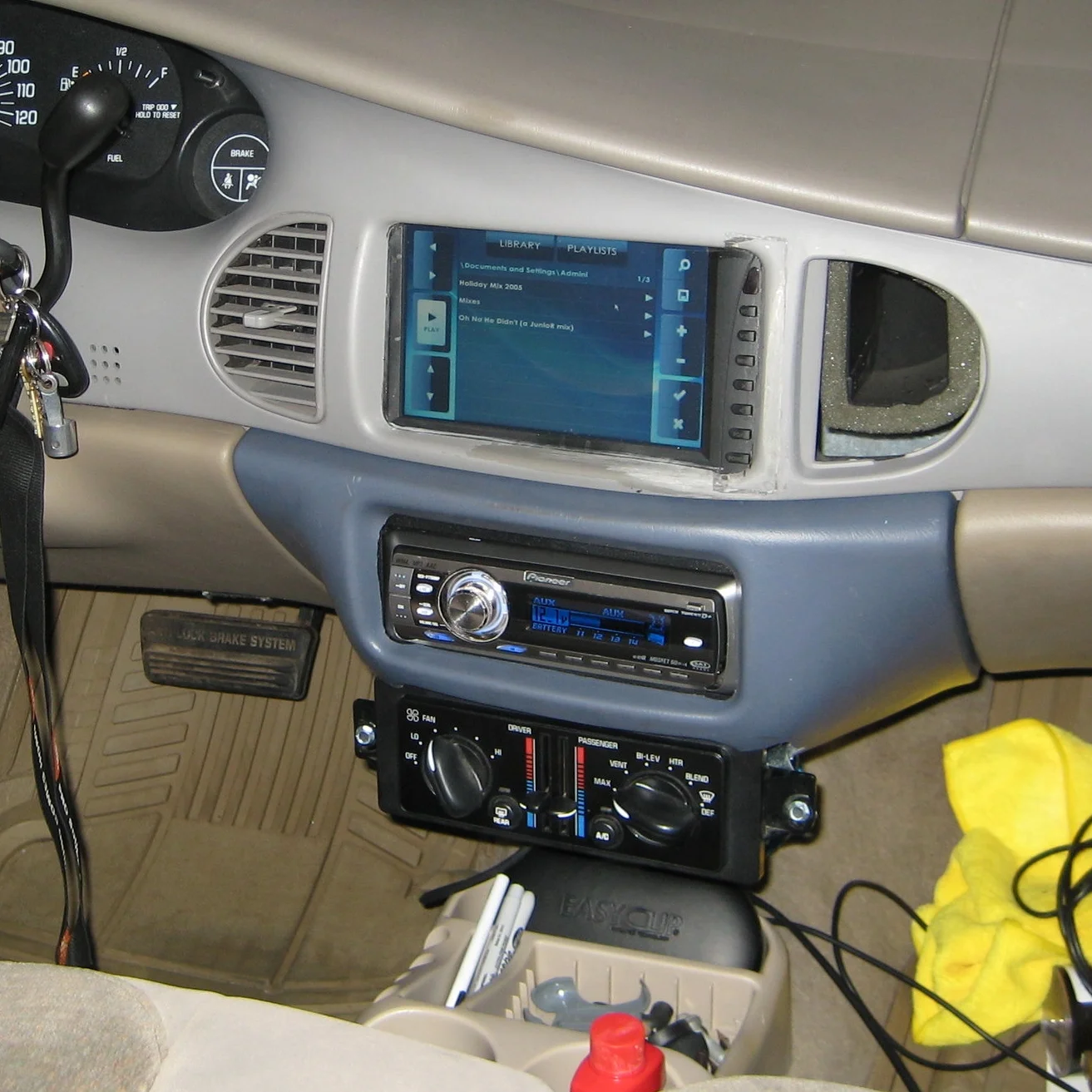 New stack of interior controls