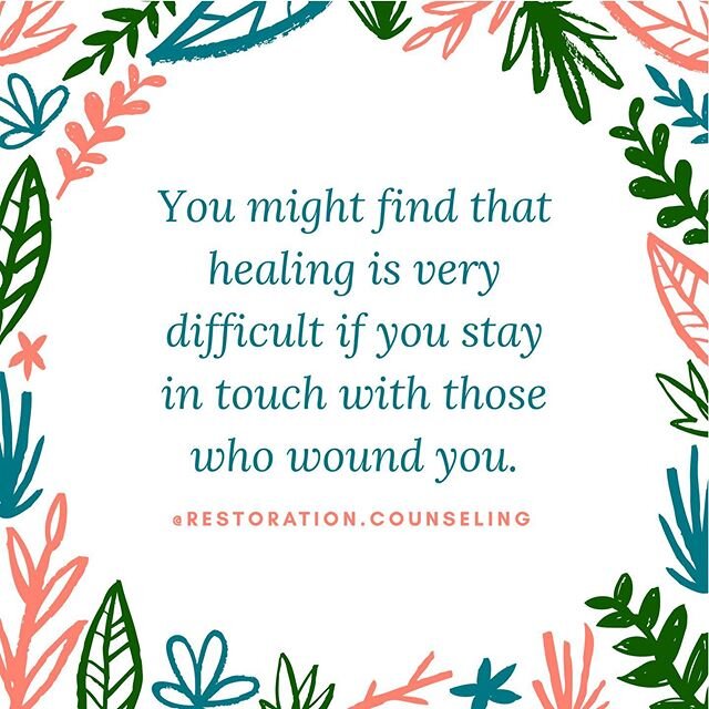 &lsquo;Tis the season to feel obligated. Many of us find ourselves obligated to spend time with people who have hurt us. A lot of it is unresolved. If you are in recovery or attempting to heal from trauma, it&rsquo;s going to be very difficult to be 