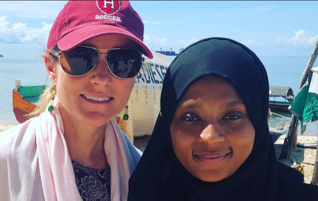  Me with Fatma, local activist in Zanzibar. 