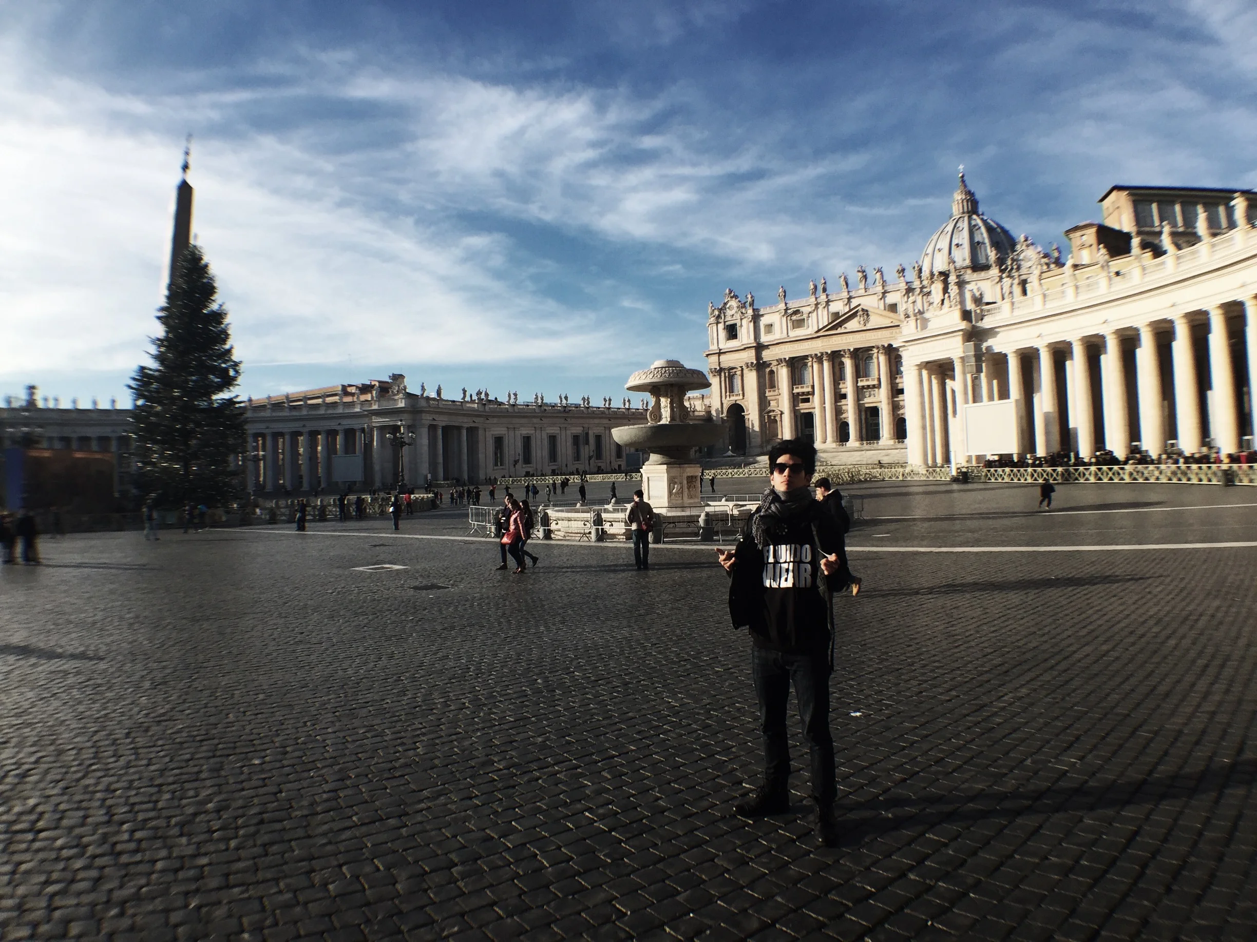 Outside Vaticani!