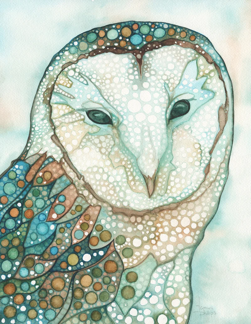 Moonlit Owl