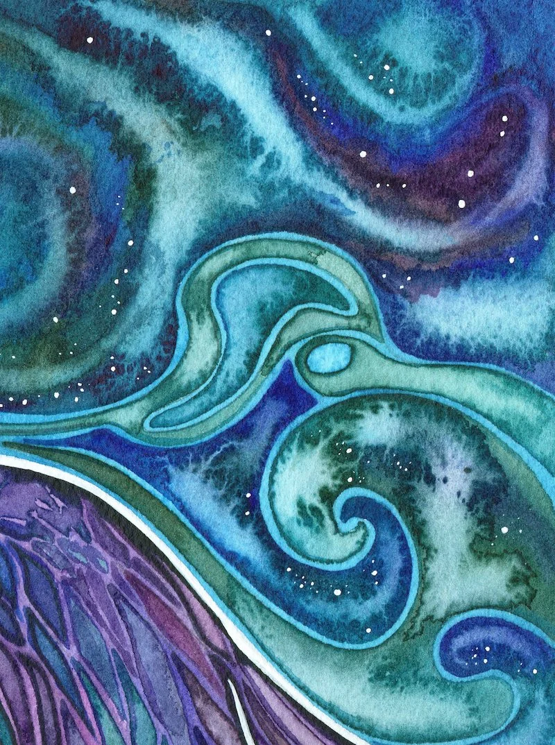 tamara-phillips-midnight-raven-original-watercolour-painting