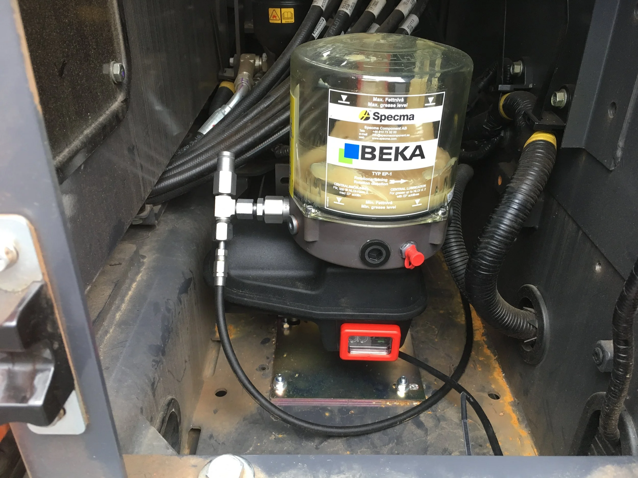 BekaMax centralsmörjning