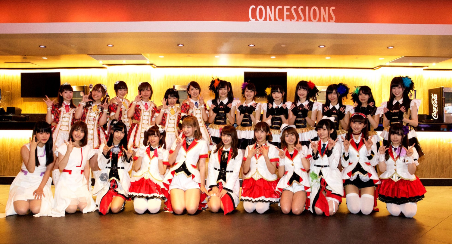 (From Left to Right) Cinderella Girls, Wake Up! Girls, JUNNA & Minori from Walküre and Aqours