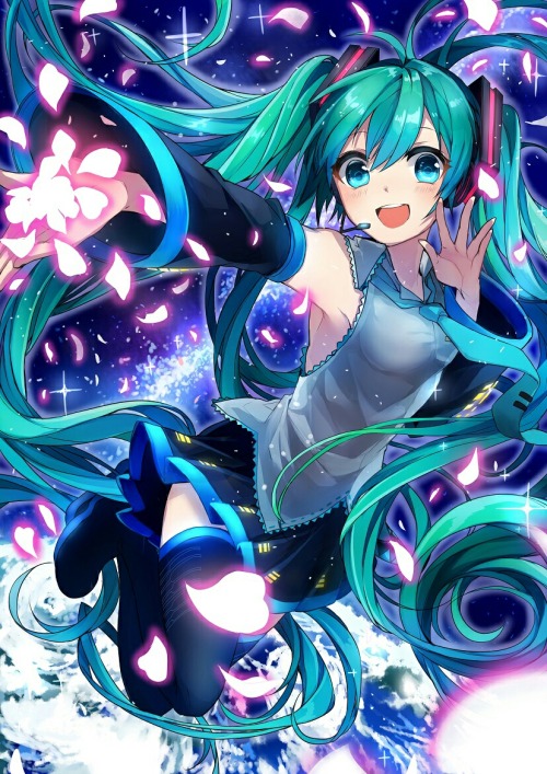 Miku Hatsune by 姐川 @ https://www.pixiv.net/member.php?id=8006247