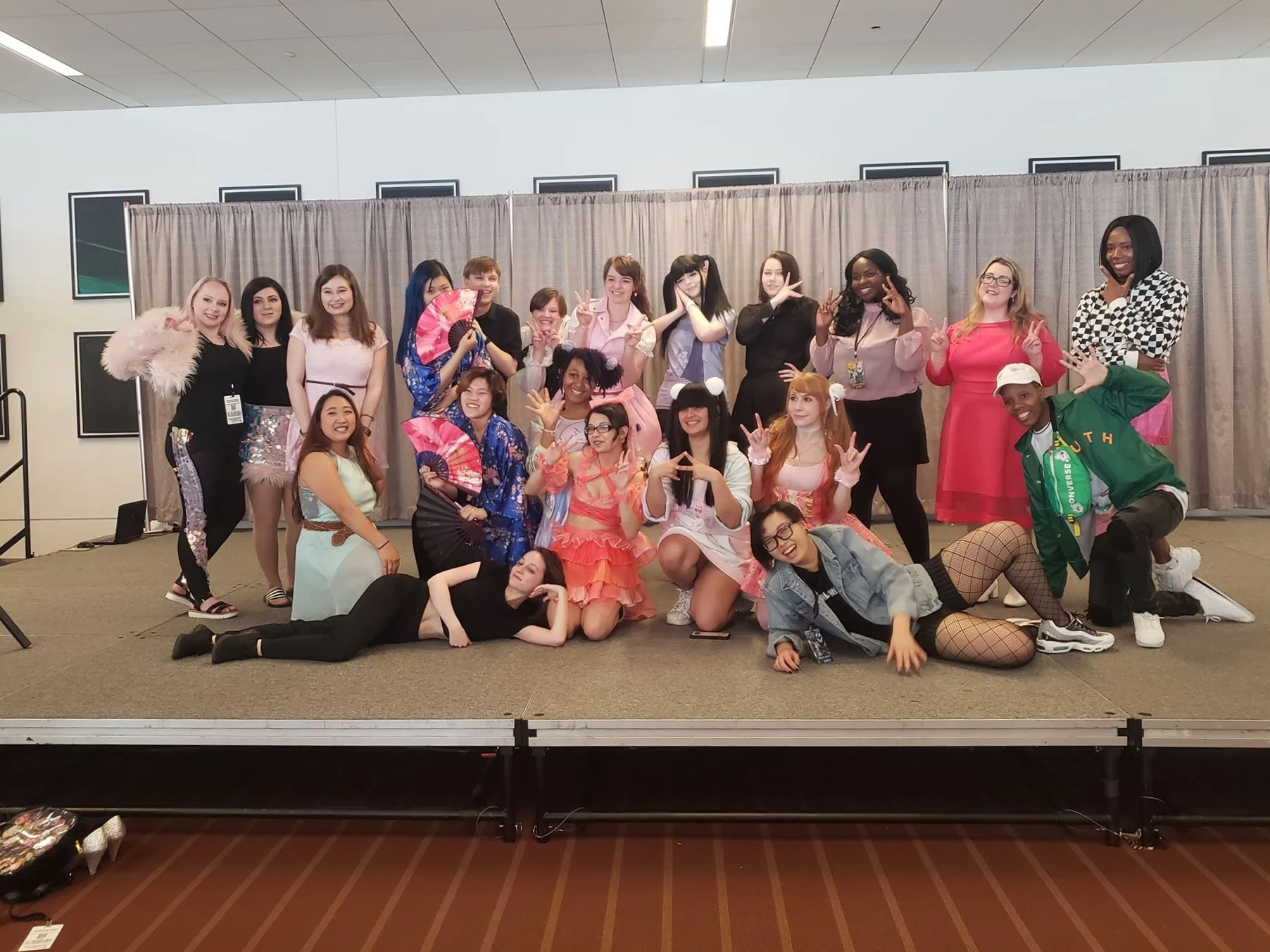 From Left to Right: Abracadabra, Ninjcole, Jump Ship, Meg, Alex Pinku (Me!) Galaxy Girl Paida, Julily, Samii, MilkyKitty, SonaDira Dance, Jenni Bon, Jenny Jenny, Hayley, Ari. Ki.