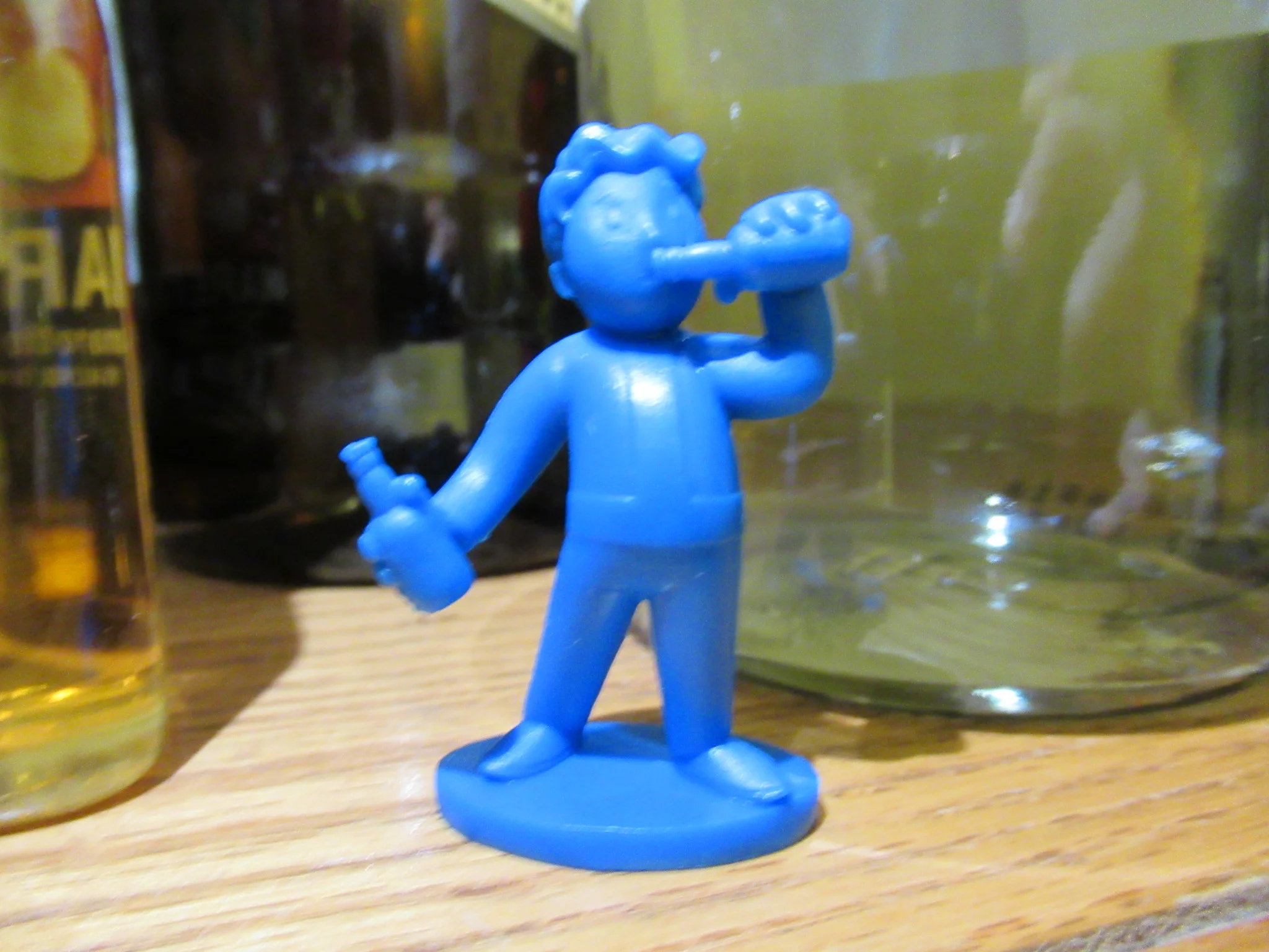 Drinker is now proudly displayed on my liquor shelf