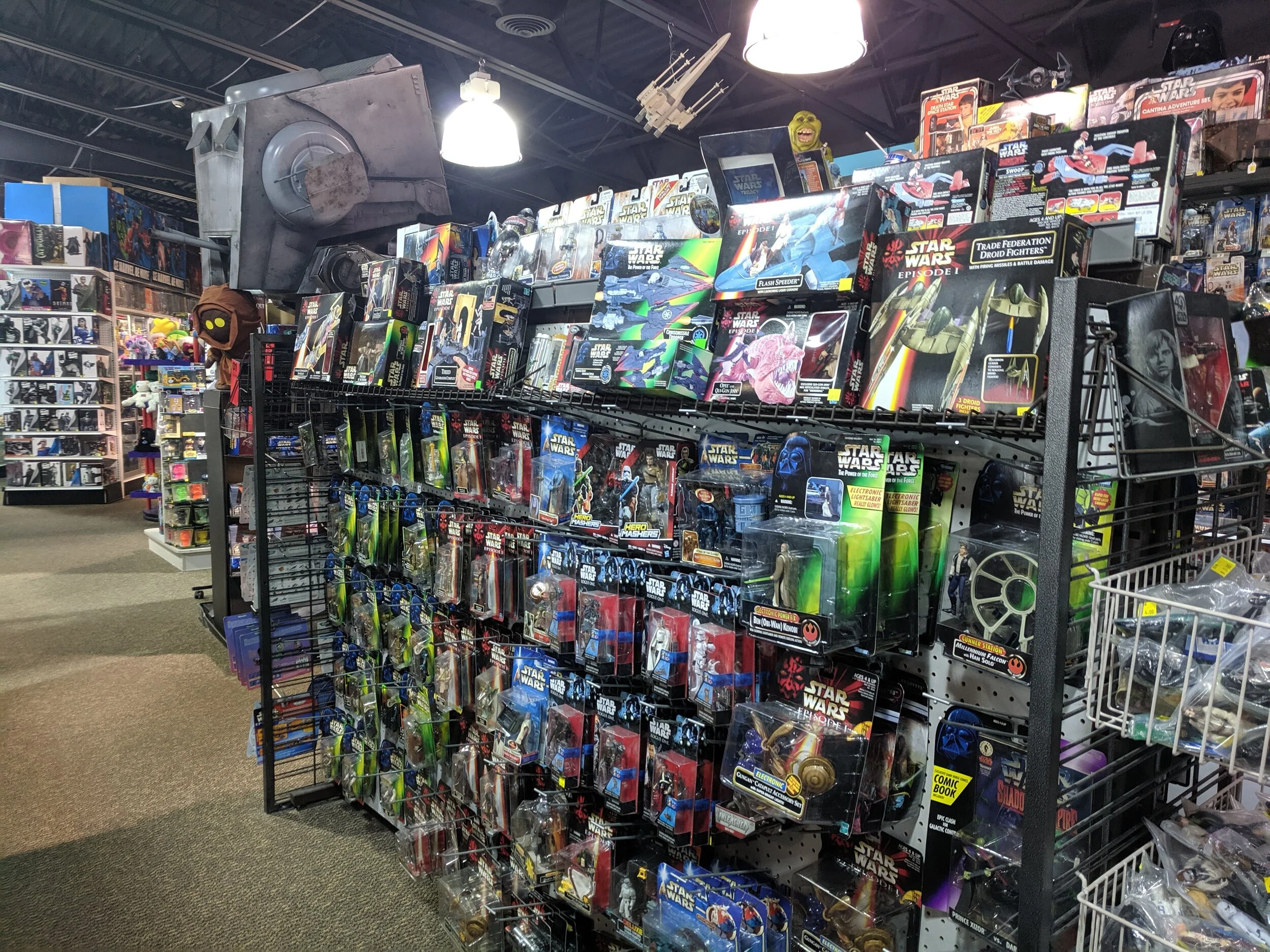 If you’re a Power of the Force collector this place probably has the figures you need to complete your collection
