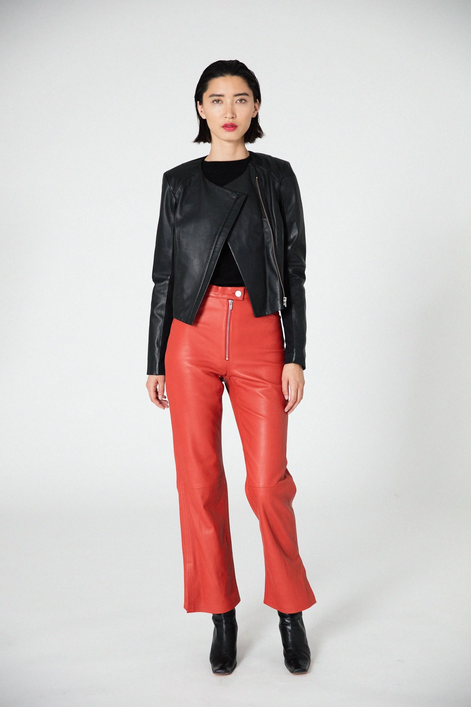 veda dali leather jacket