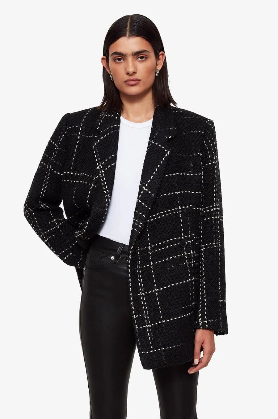 anine bing flannel jacket