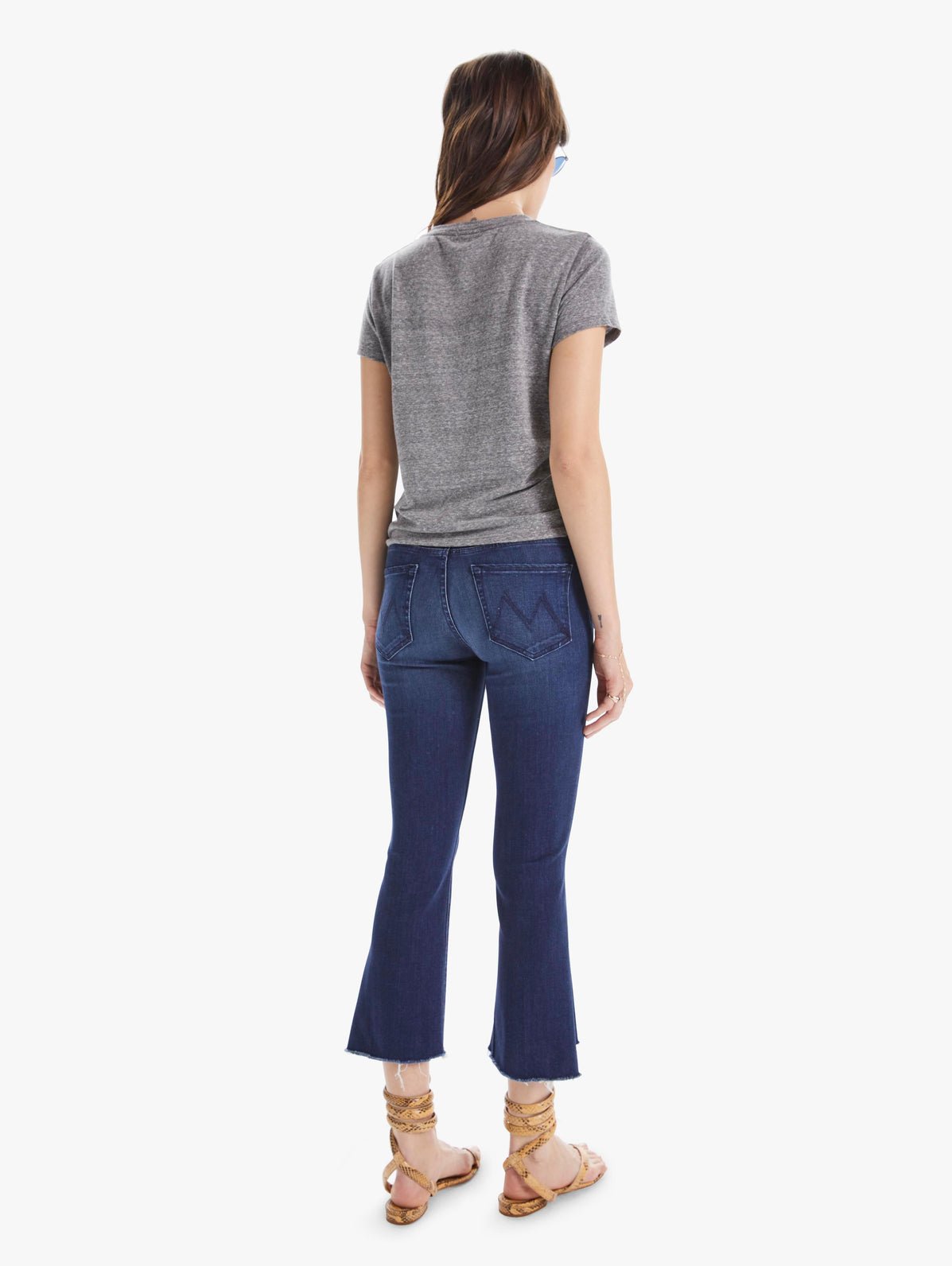 Shop Mother Denim Insider Crop Step 