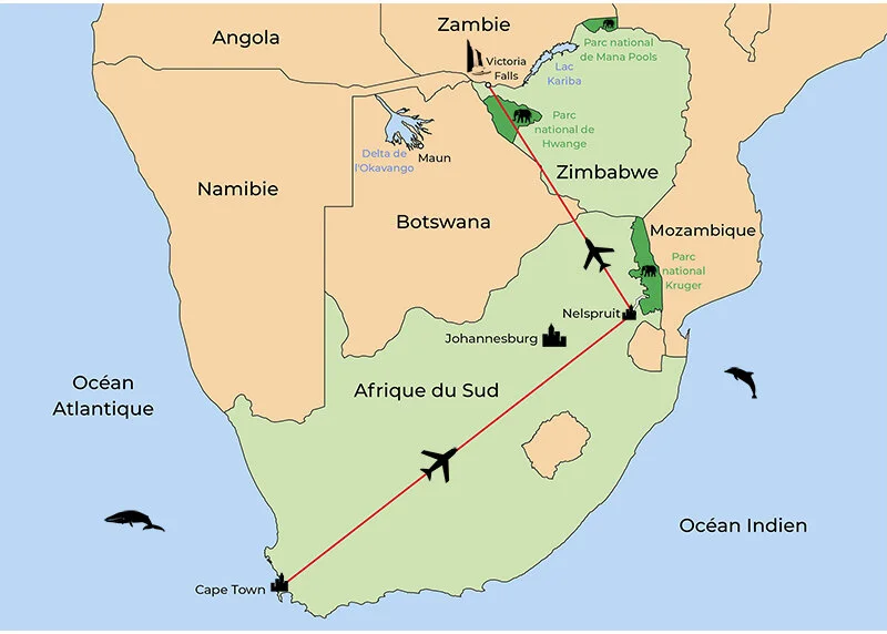L'Afrique du Sud &amp; le Zimbabwe | CapOuPasCap Voyage | Guide de voyage en  Afrique Austral