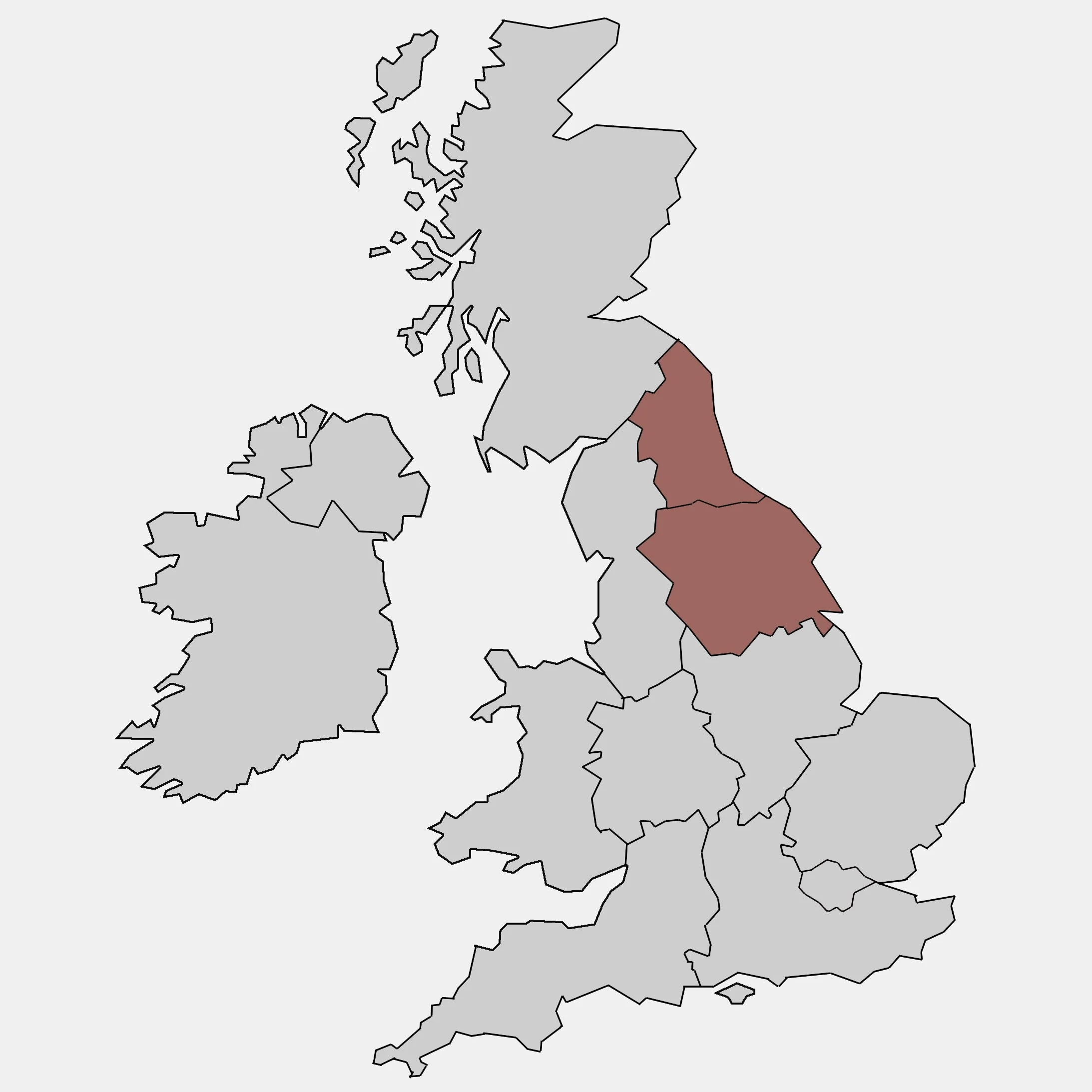 North-East of England