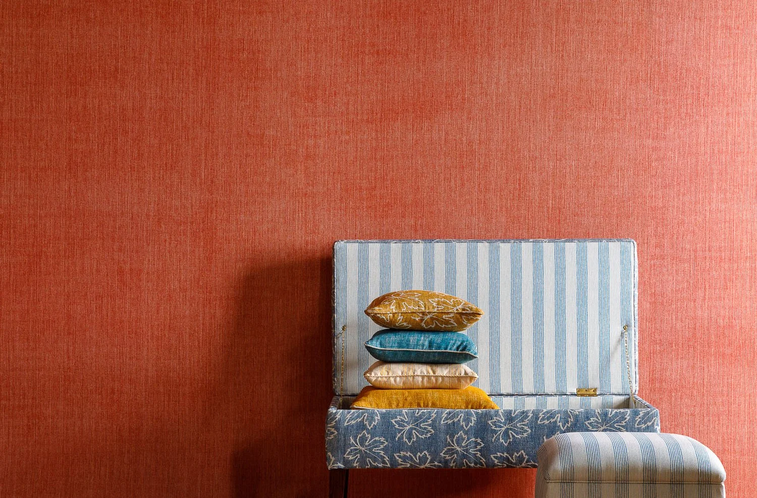 Fermoie Spring 24 David Seyfried Milner Stool Outer MAPL-010 Inner TICK-010, David-Seyfried-Storage-Box-TICK-010-Cushions-MAPL-006-TICK-006-N012 N033-Walling-STRIE-003-LOW.jpg