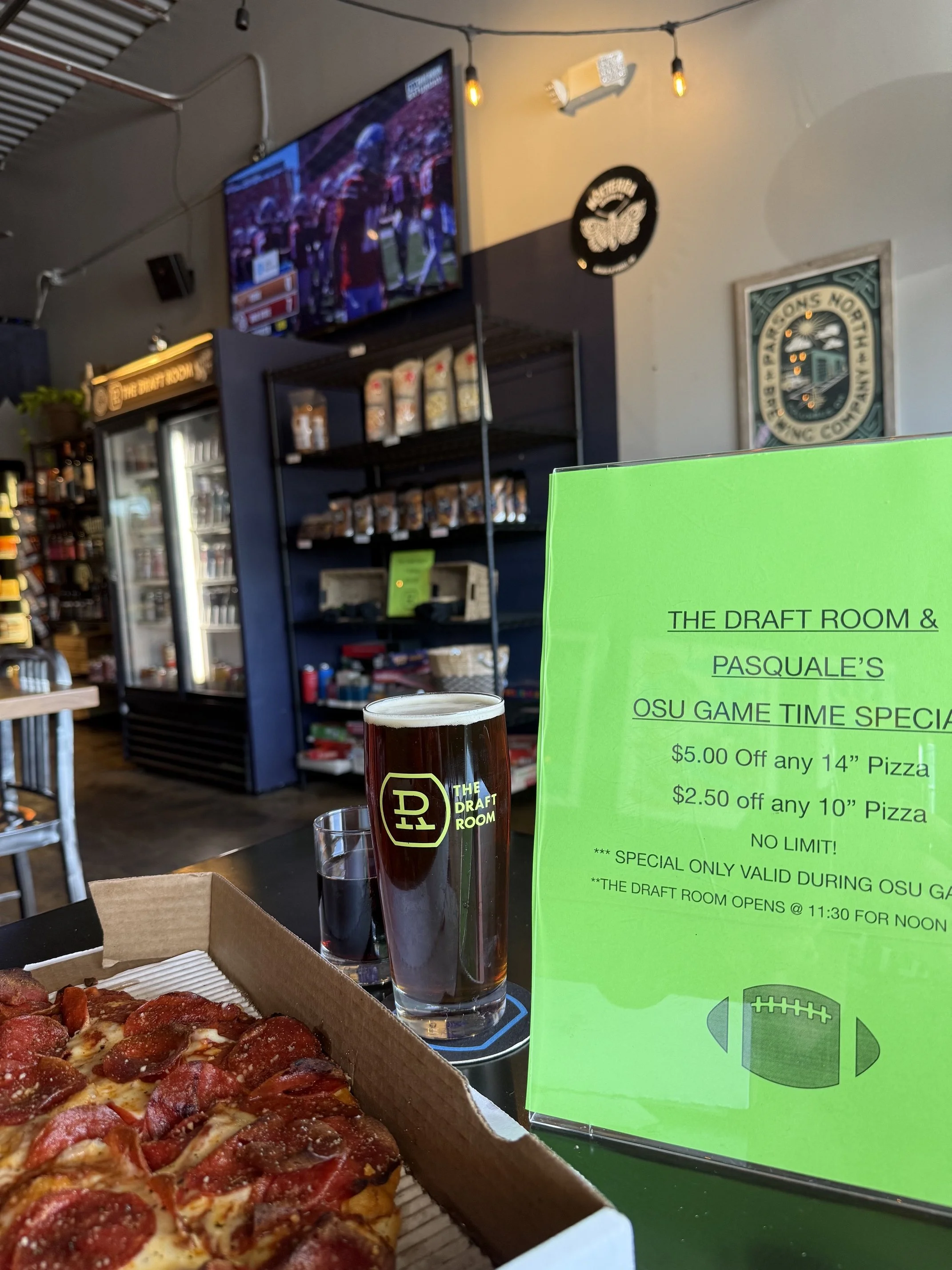 OSU Gameday Pizza &amp; Beer 