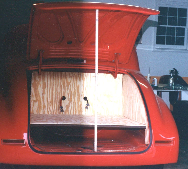 Freestyle Inc., Stone Mountain, GA - Auto Restoration Services (Red Car Trunk During)