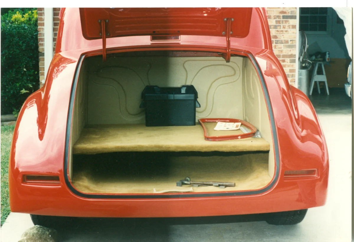 Freestyle Inc., Stone Mountain, GA - Auto Restoration Services (Red Car trunk after)