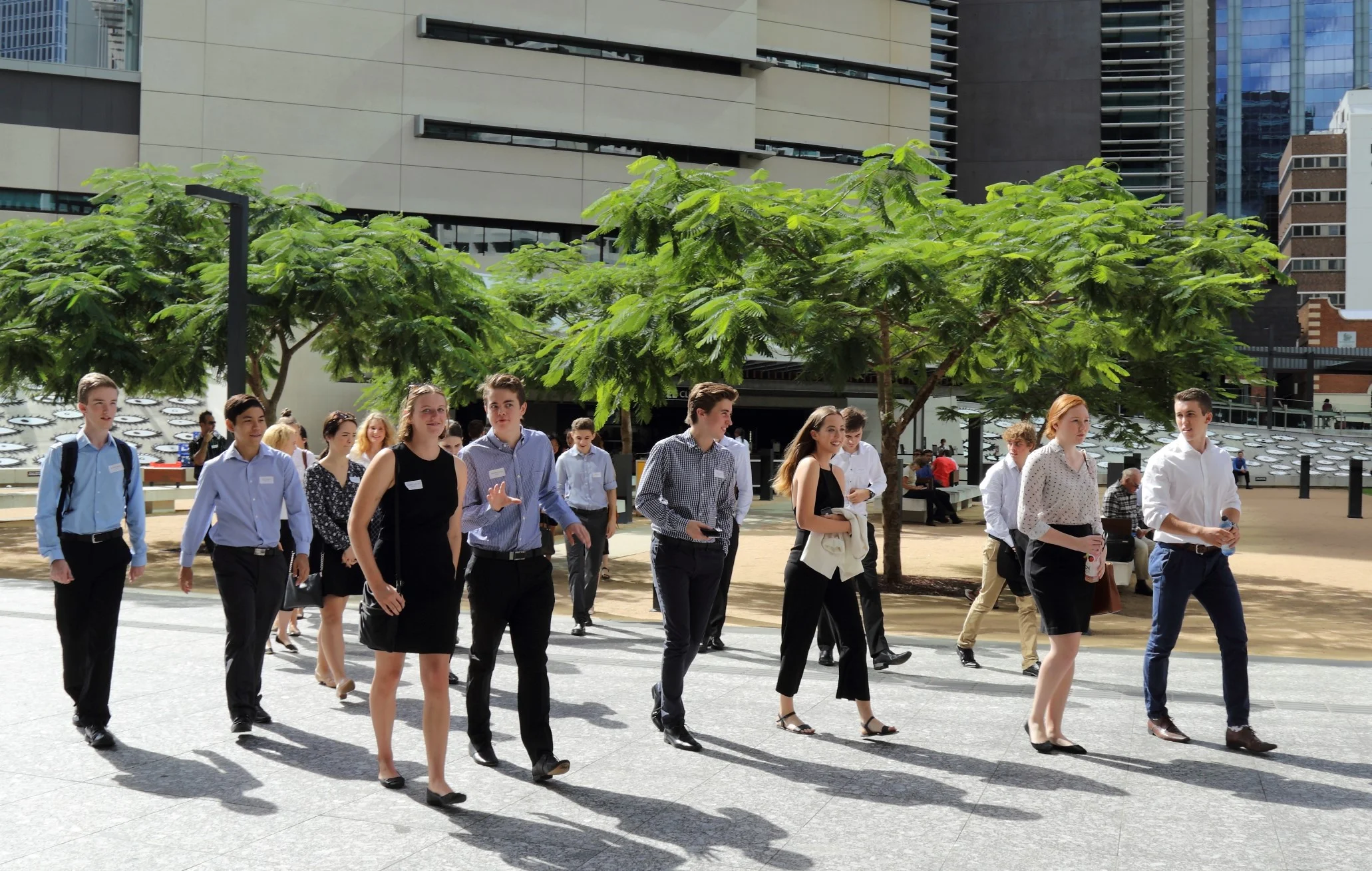  Students at the state courts during the 2016 Orientation Week