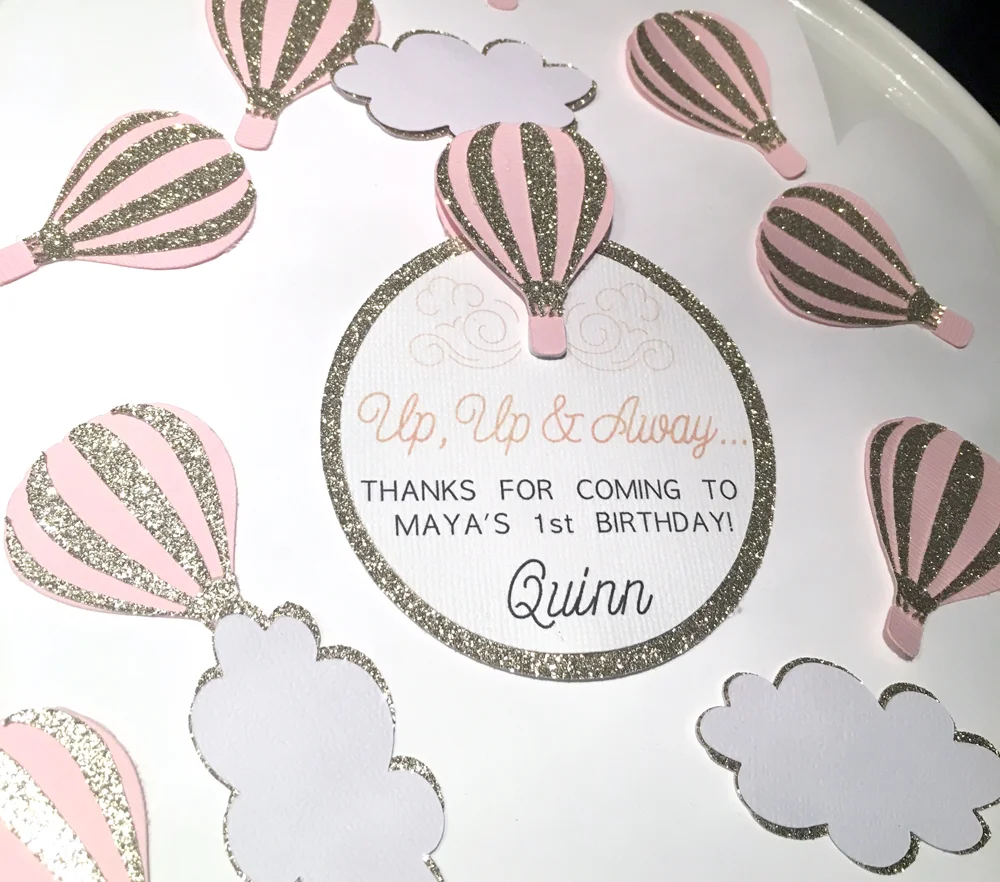 Custom Gift Tags & Confetti