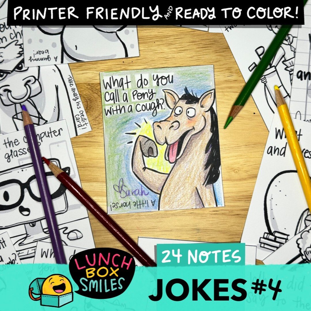#LunchBoxSmiles Joke sets numbers 4-6 in the shop 😊