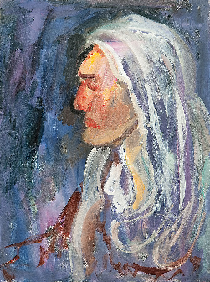 profile of an old woman, 2012