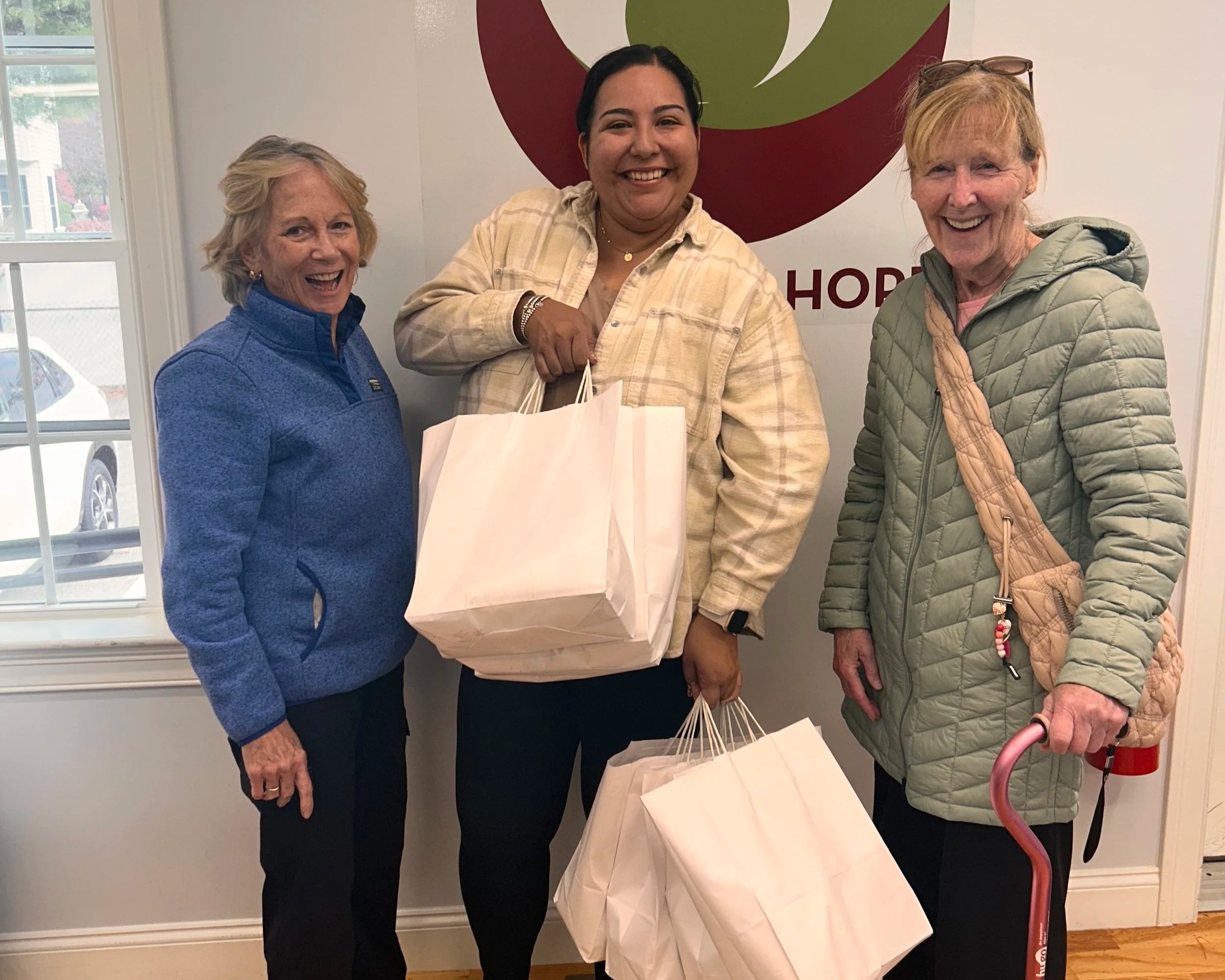   Elizabeth Hill  continues to assemble hygiene kits for women experiencing homelessness and housing insecurity. 