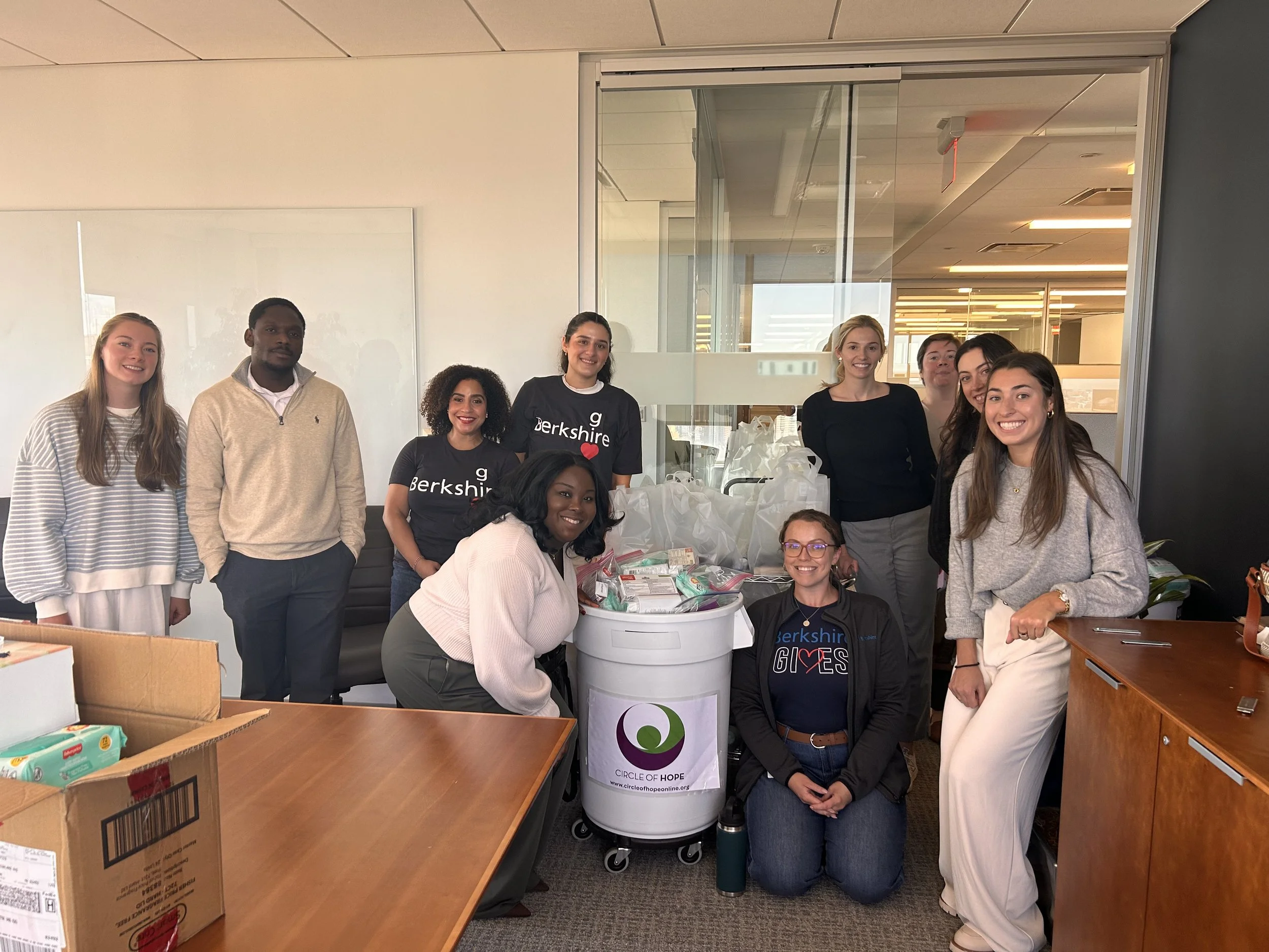   Berkshire Residential Investments  helped hundreds of people access the hygiene essentials they need for health and confidence by donating hygiene kits to COH. 