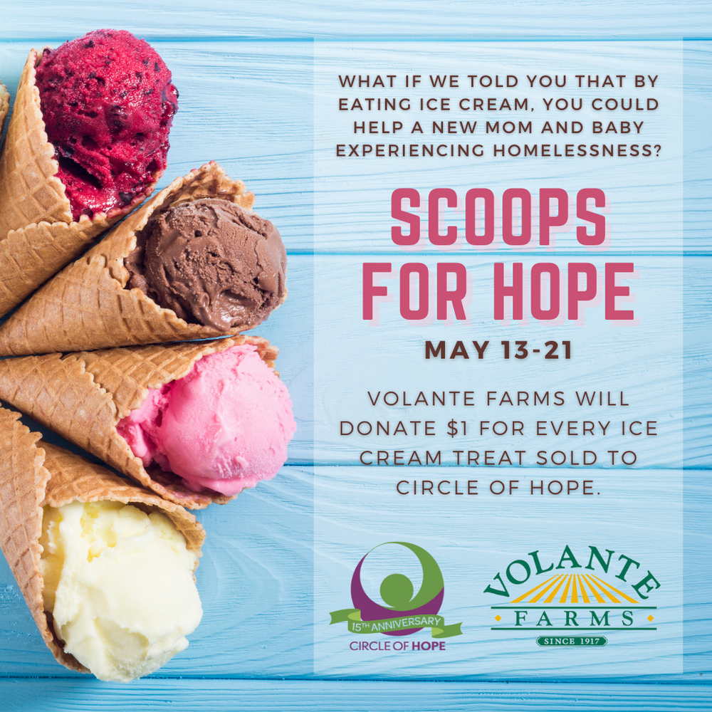Scoops for Hope at Volante Farms May 1321 — Circle of Hope