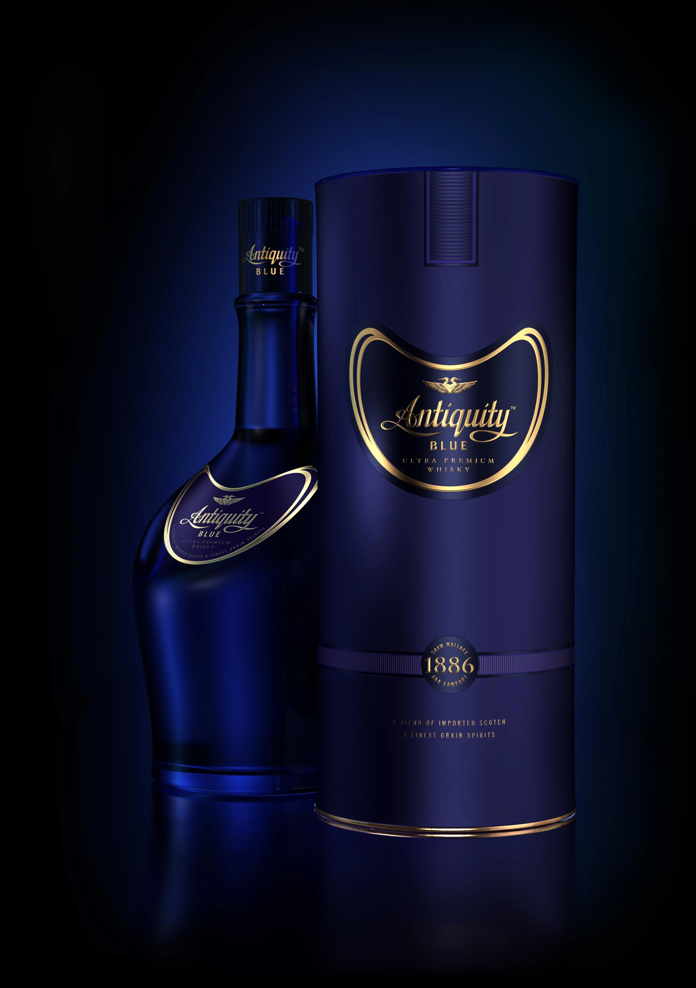 Antiquity Blue Packaging — Sedley Place