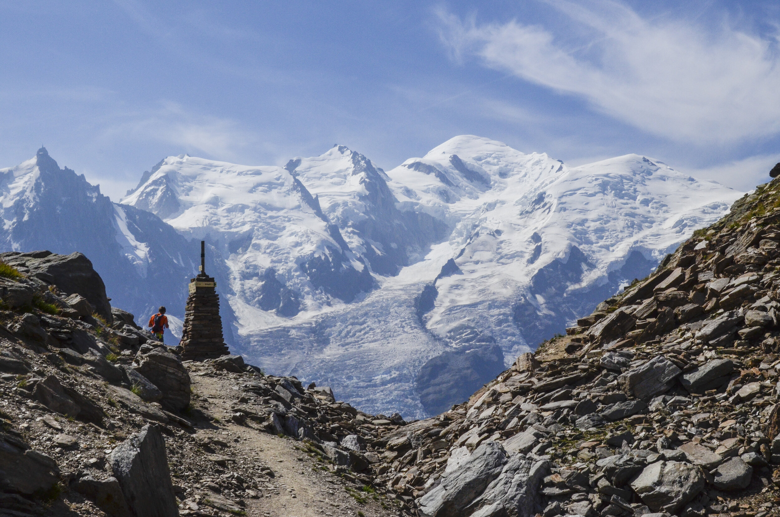Mont Blanc Hiking the Alps Pathways Active Travel