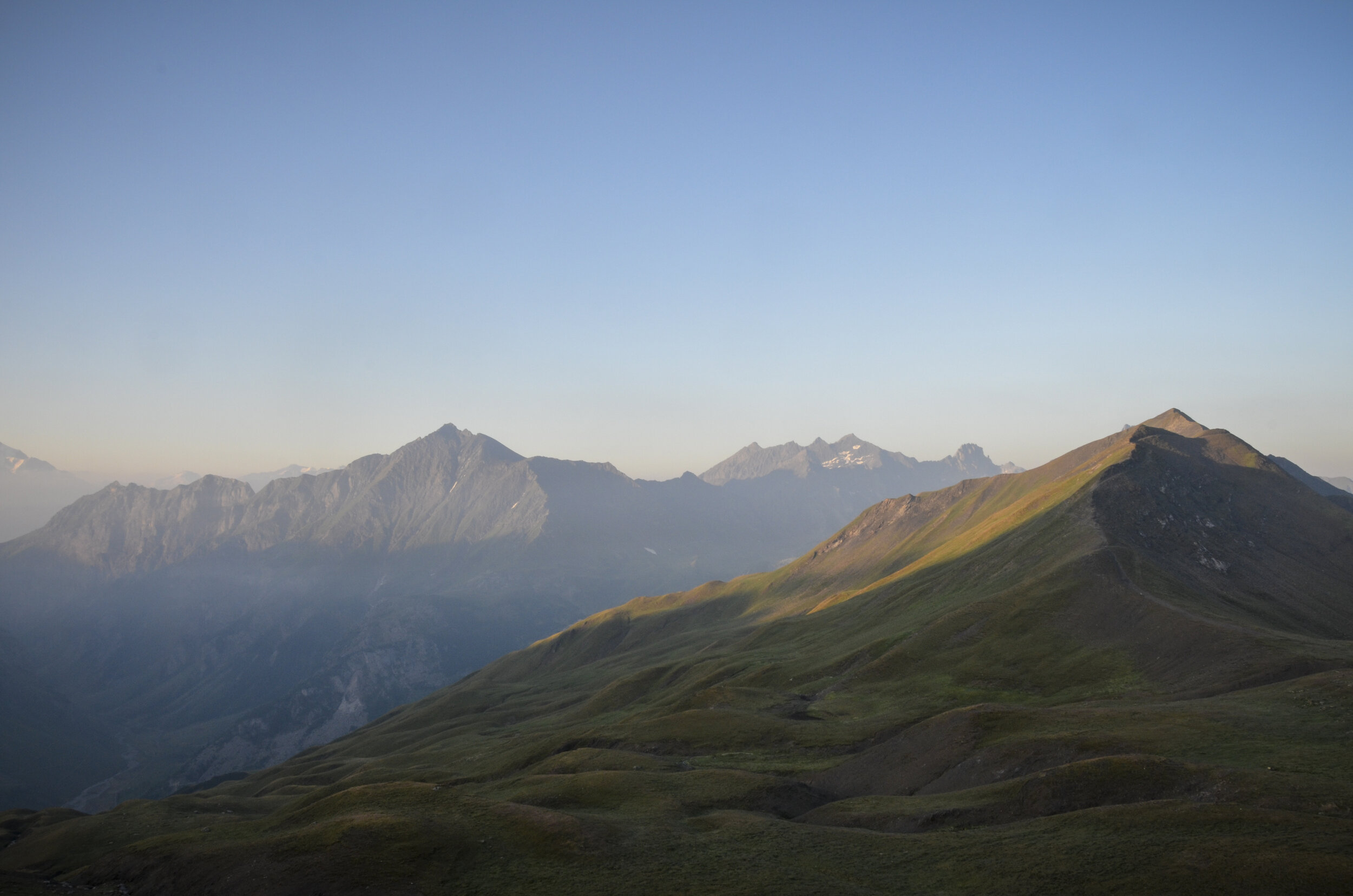 French Alps at Sunset GR5 Pathways Active Travel
