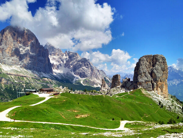 Most Beautiful Huts in the Italian Dolomites Cinque Torri Pathways Active Travel