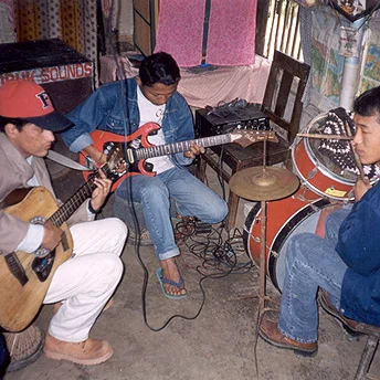 Opportunities so not come knocking at the door. There are good musicians in the camps but there are few opportunities for them due to lack of economy. Bikash / PhotoVoice / LWF