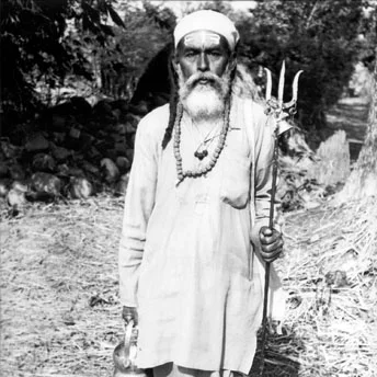 This is a travelling holy man who came to the camp. Dhanapati / PhotoVoice / LWF