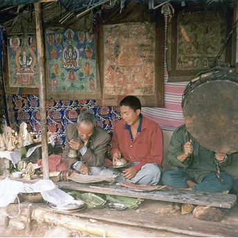 One of the most important features of the Bhutanese refugee people is their religious tolerance. We have many different cultures and religions in the camps but here are no fights about religion. Different castes come to the same temple to pray. Khina / PhotoVoice / LWF