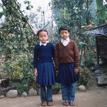  Even though we are refugees students make every effort to keep their school uniform smart looking and tidy.&nbsp; Ajay / PhotoVoice / LWF 