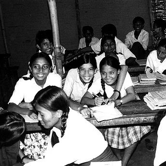 Friends in the classroom. Aite Maya/ PhotoVoice / LWF