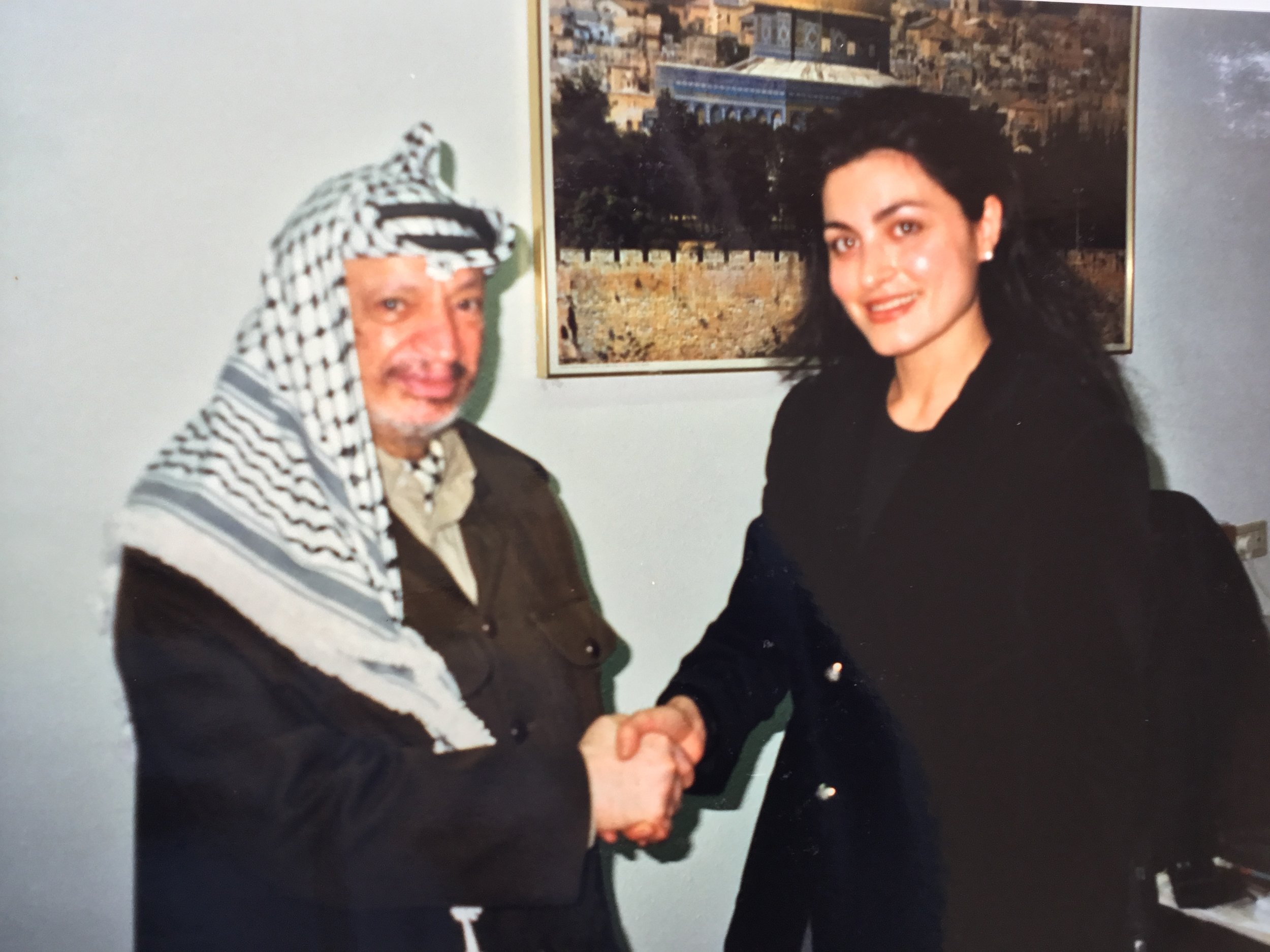 Copy of Yasser Arafat and Ghida Fakhry