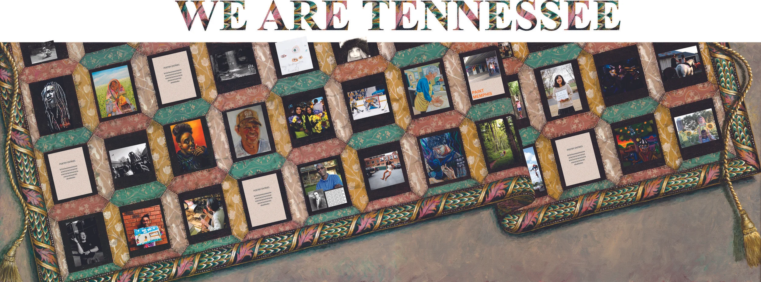 At the Discovery Center at Murfree Springs. 502 NW Broad St., Murfreesboro, TN. New exhibit opens this day. Visit the Discovery Center 2nd floor any open museum day to see Tennessee artist submissions displaying the cultural diversity of our state.