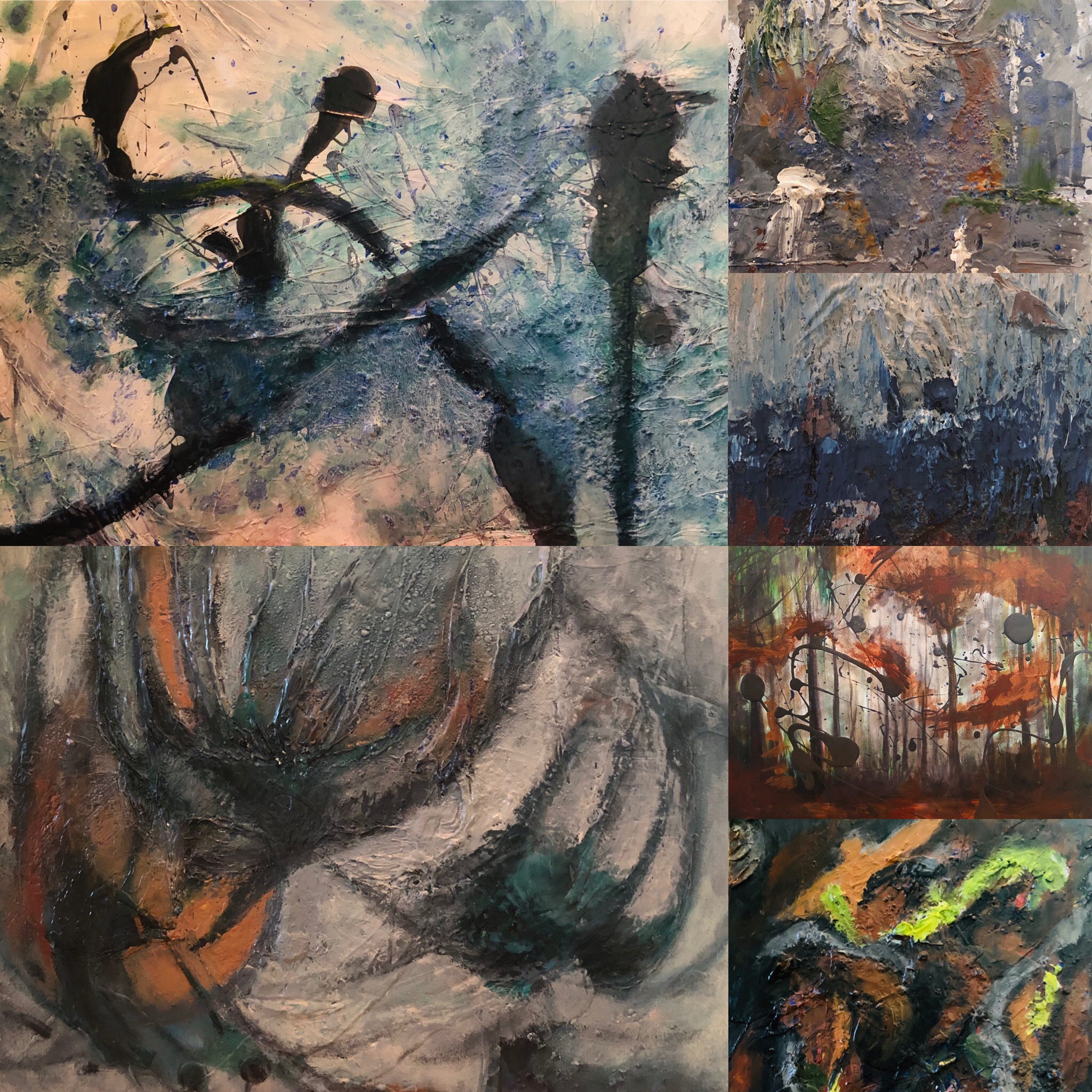 Destroyed paintings reborn