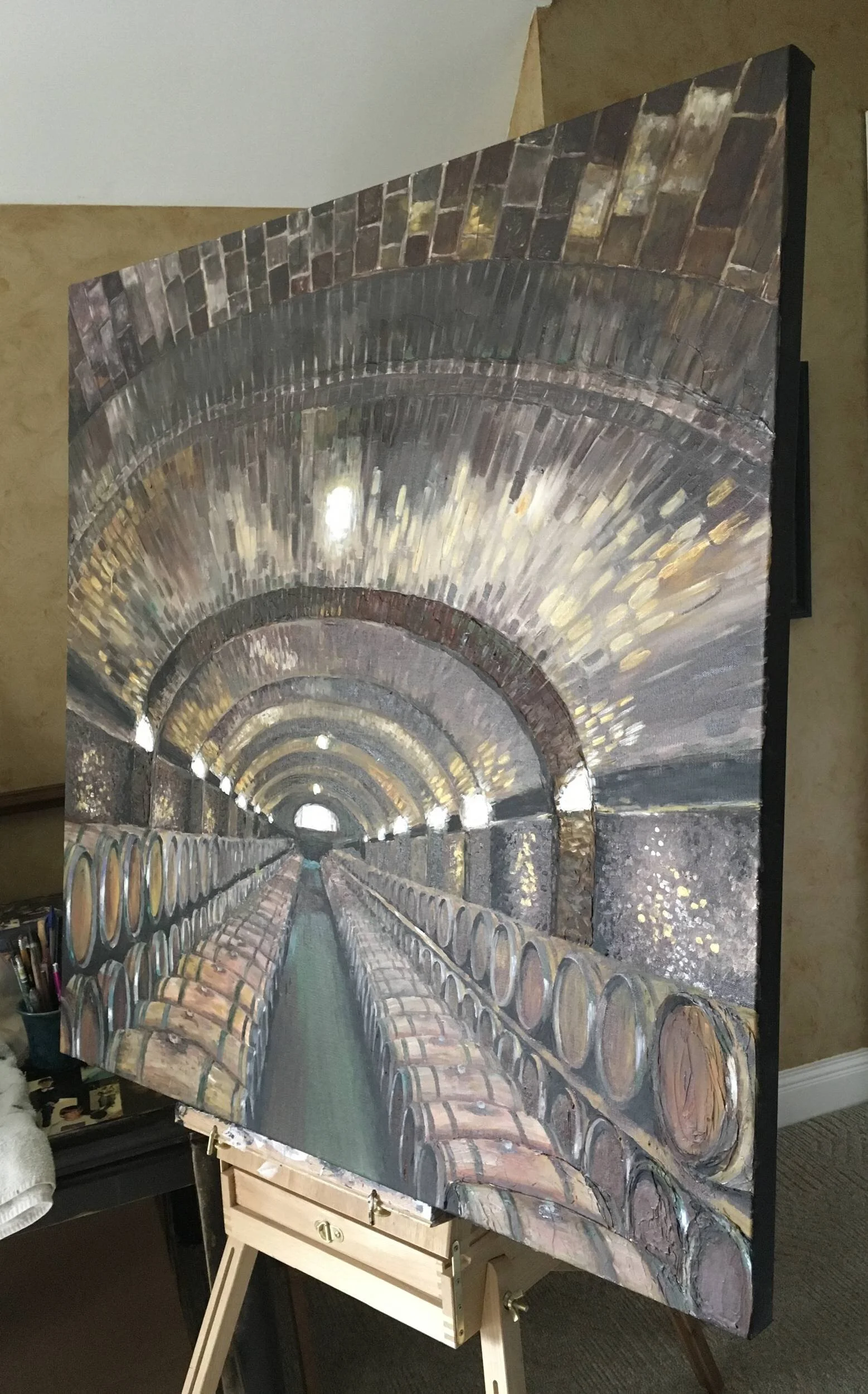Sculptural Painting Wine Cellar angle.jpg