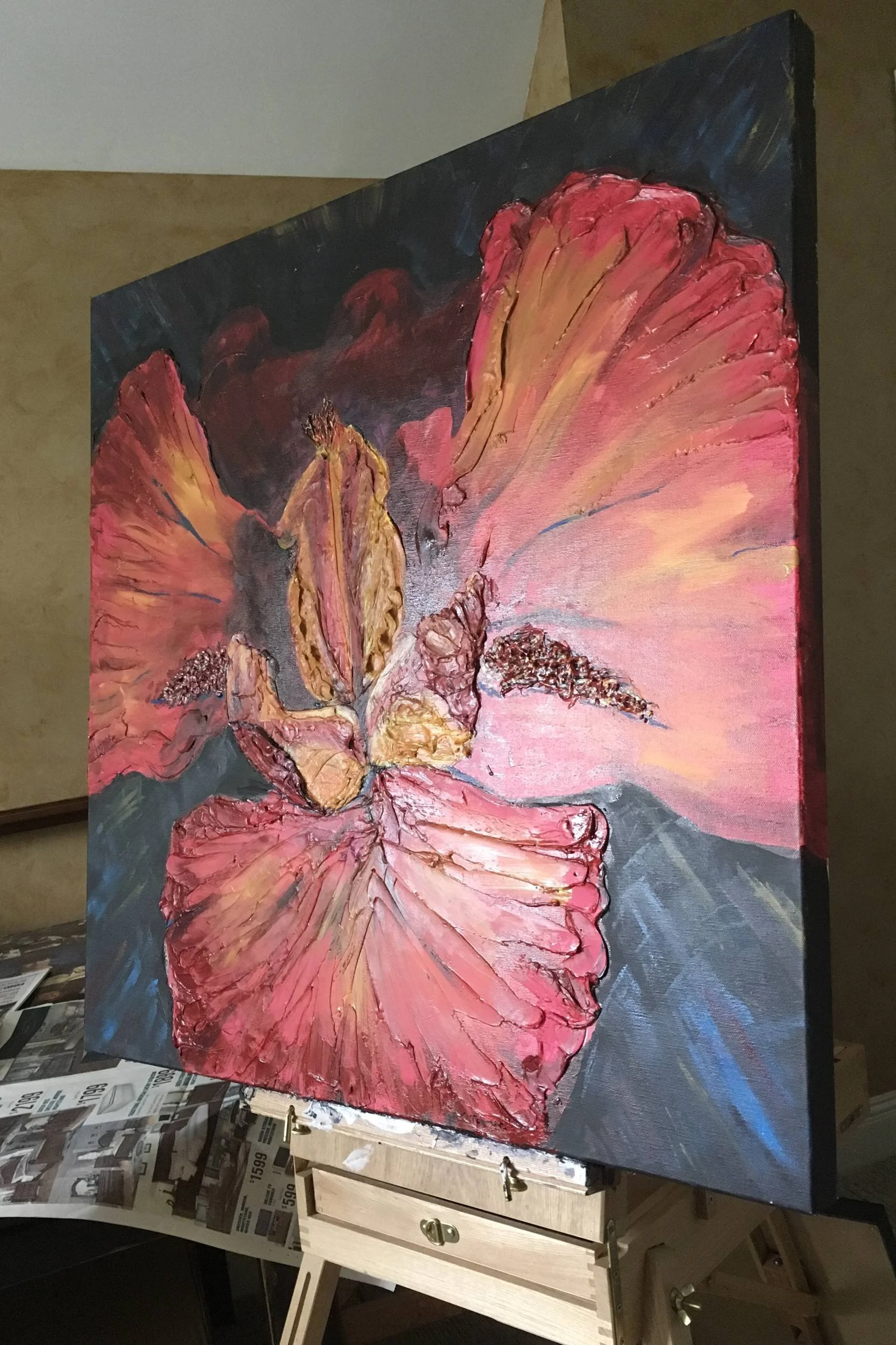 Sculptural Painting Bearded Iris Angle.jpg