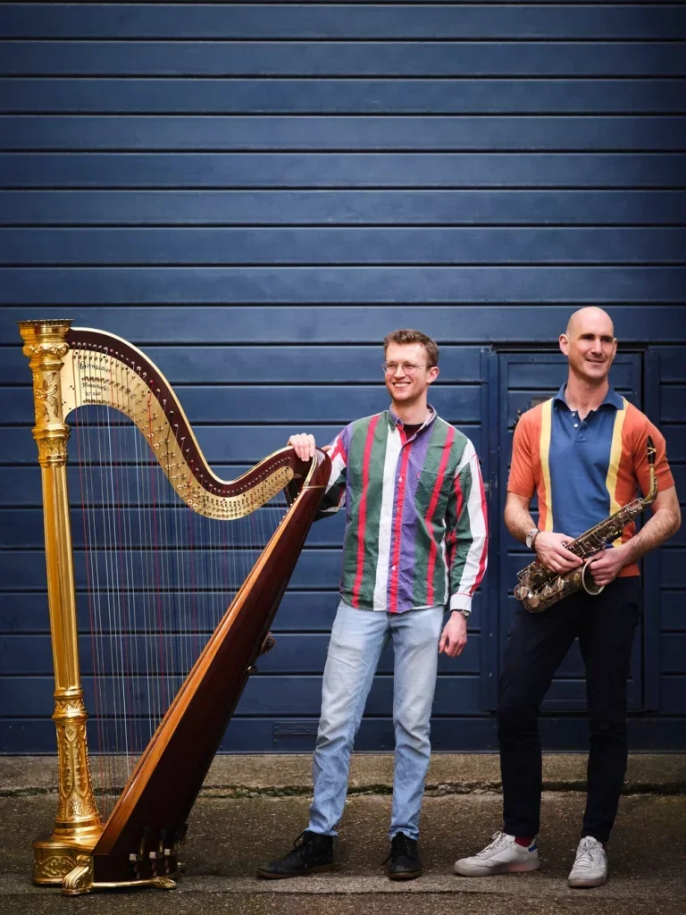 Huw Wiggin (saxophone) & Oliver Wass (harp) & Simon Callaghan (piano)