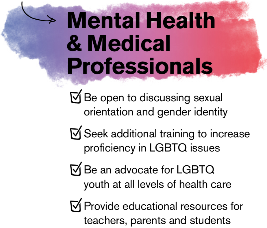 Service providers have the potential to build incredibly meaningful relationships with LGBTQ youth. Here are some tips, as identified in the 2018 LGBTQ Youth Report. - Click the button below for the full report.