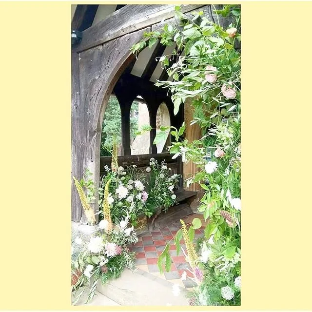 Walking into your wedding through a wild meadow, my favourite way to arrive! Absolutely love this LITW design from 2 years ago, how time flies!