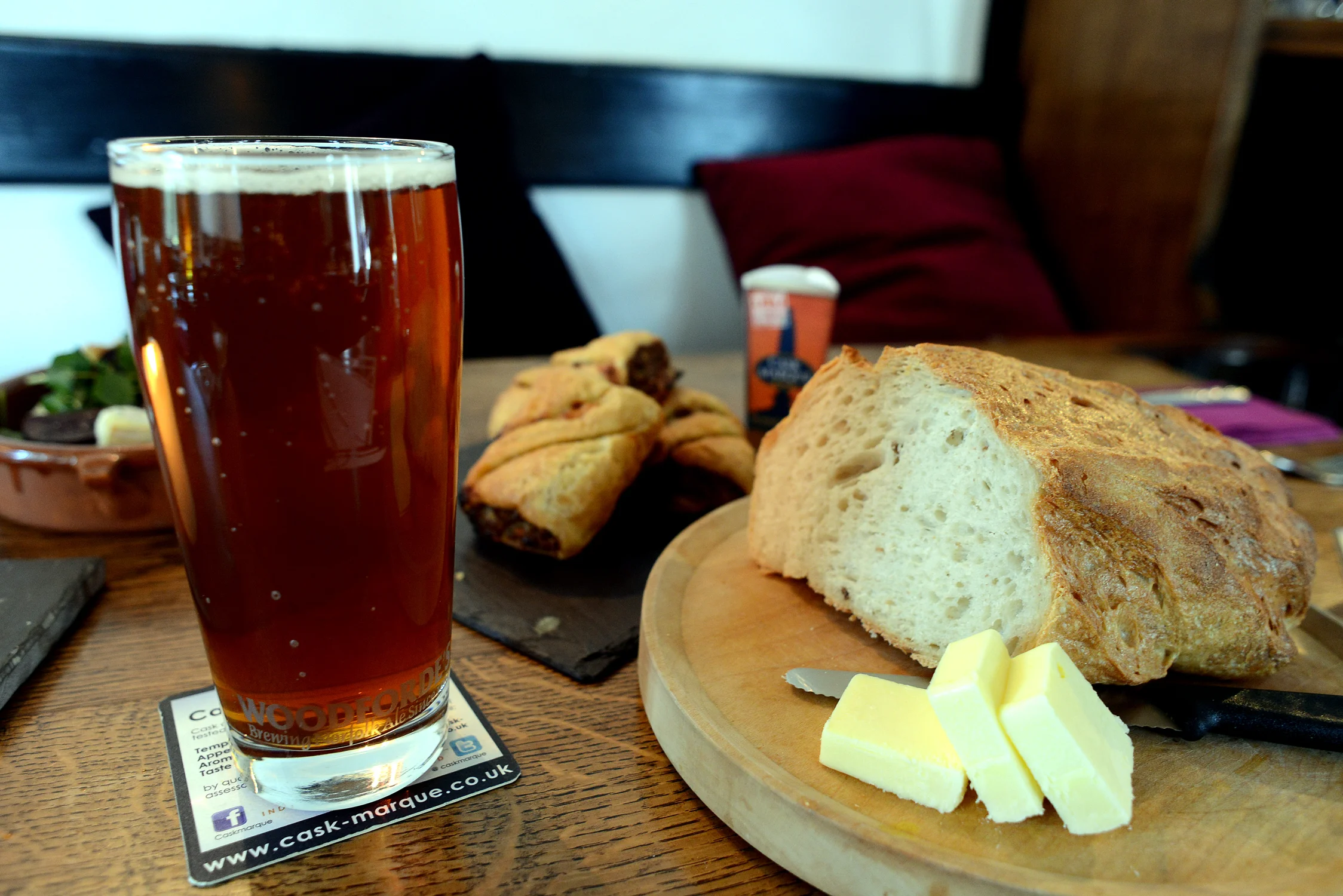 Beer and food matching in Cask Ale Week 2.JPG