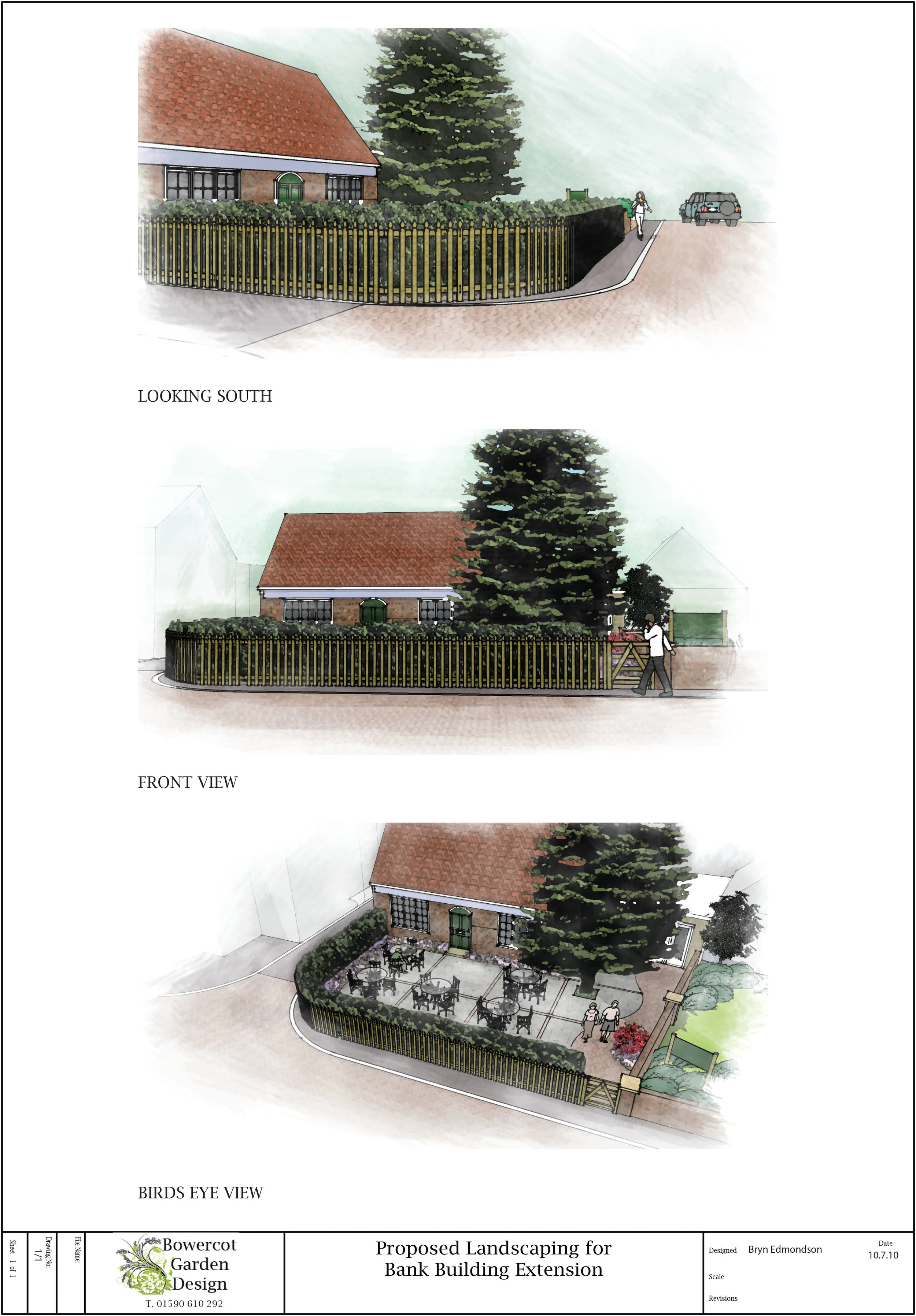 Visualisation For Cafe Outdoor Space