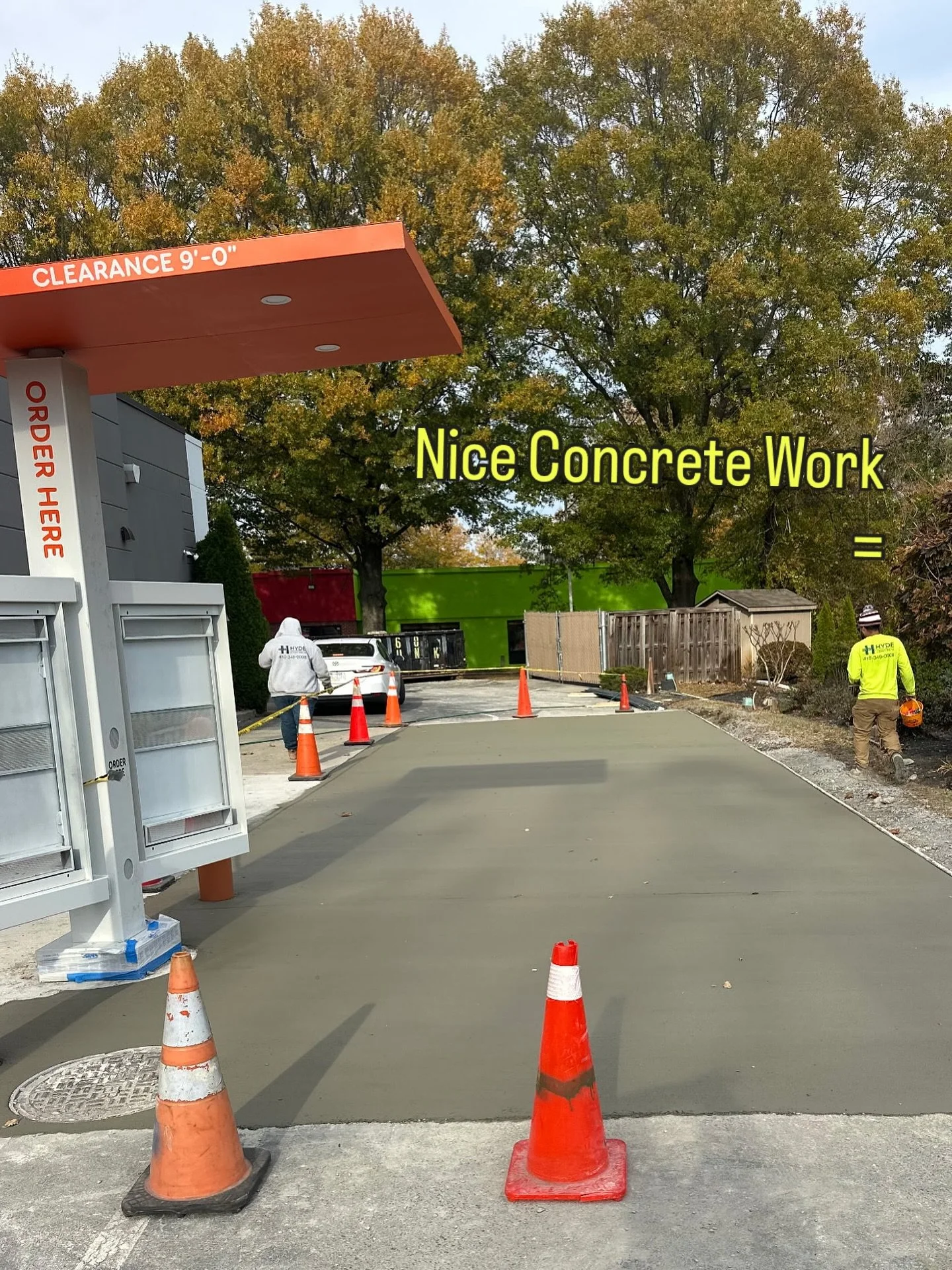 🚧 ☕️Construction &amp; Cappuccino!
🦺 🍩 Concrete &amp; Donuts!
😋 😊 Happy #hydeteam 

Thank you #dunkin
Happy #cappuccinoday #concrete #coffee #edgewatermaryland