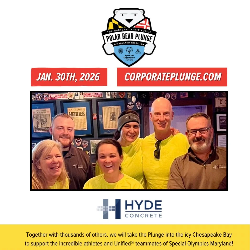 Together with thousands of others, our #hydeteam will take the Plunge into the icy Chesapeake Bay to support the incredible athletes and Unified&reg; teammates of Special Olympics Maryland!

DONATE TODAY!
https://support.somd.org/team/796351