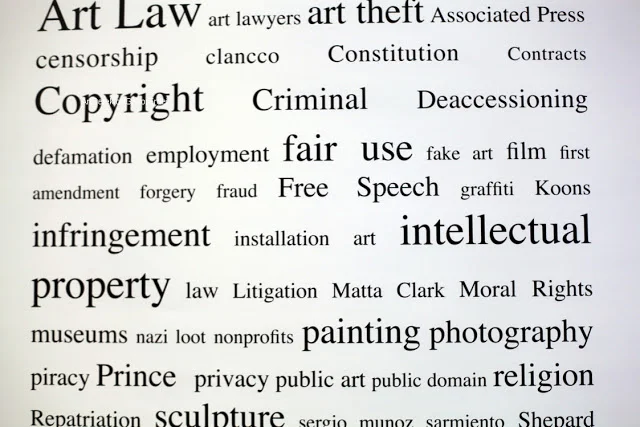 What does practicing art law entail?